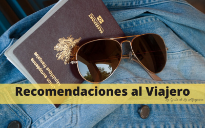Recomendaciones al Viajero